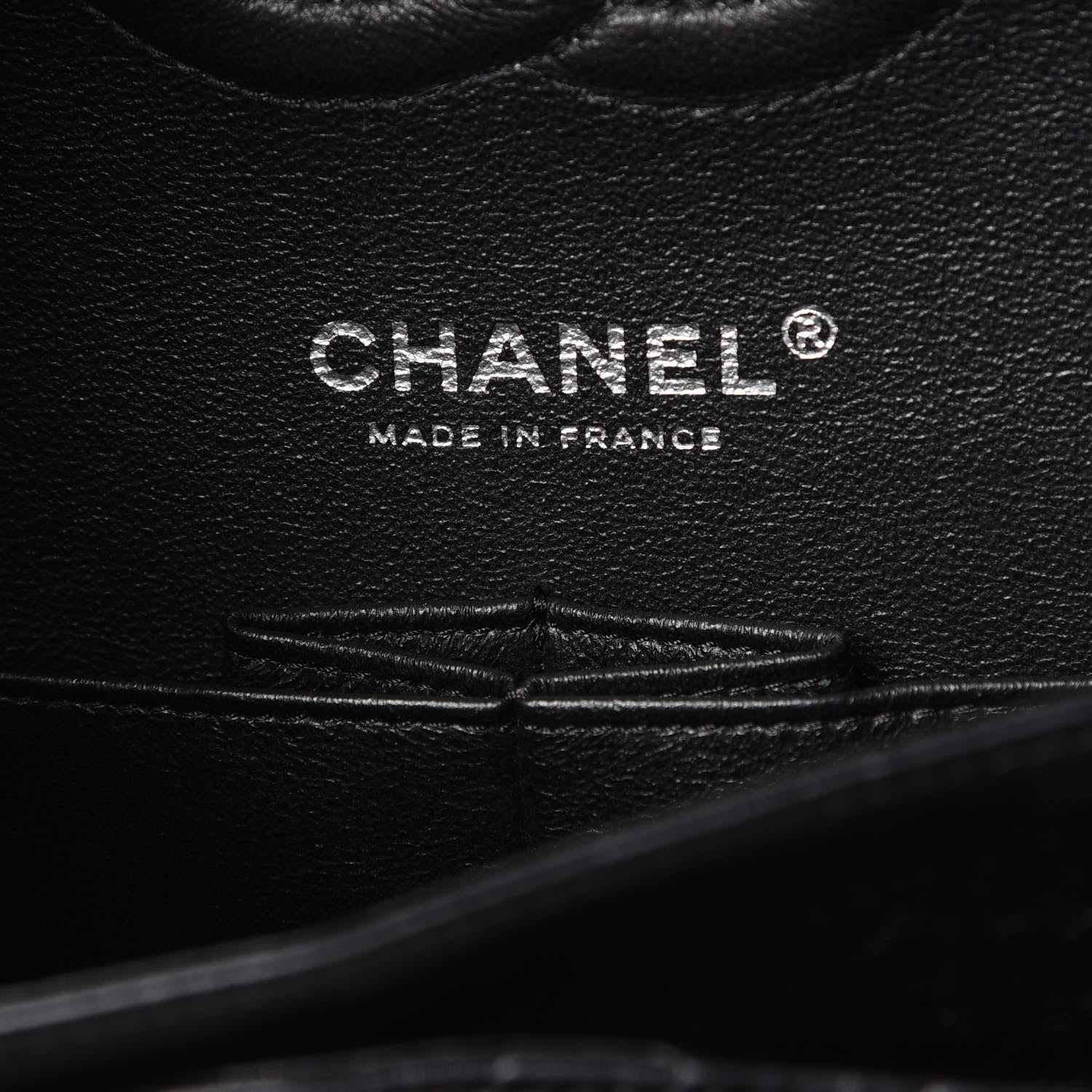 Chanel Crumpled Calfskin Quilted Medium Double Flap So Black 6 of 8
