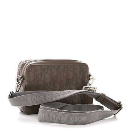 Christian Dior Calfskin Oblique Galaxy Perforated Messenger Marron Multicolor 3 of 10