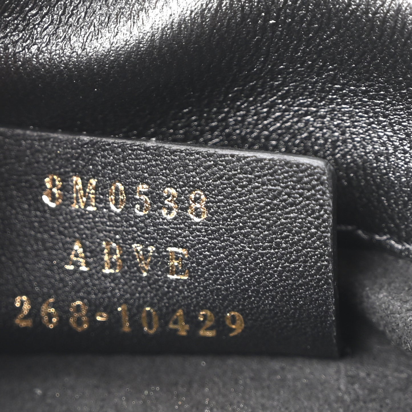 Shiny Nappa Mama Baguette Pochette Black