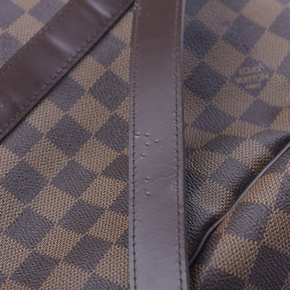 Louis Vuitton Damier Ebene Keepall Bandouliere 55 19 of 19