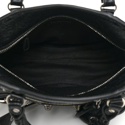 Balenciaga Agneau Arena Neo Cagole Handbag XS Black 5 of 9
