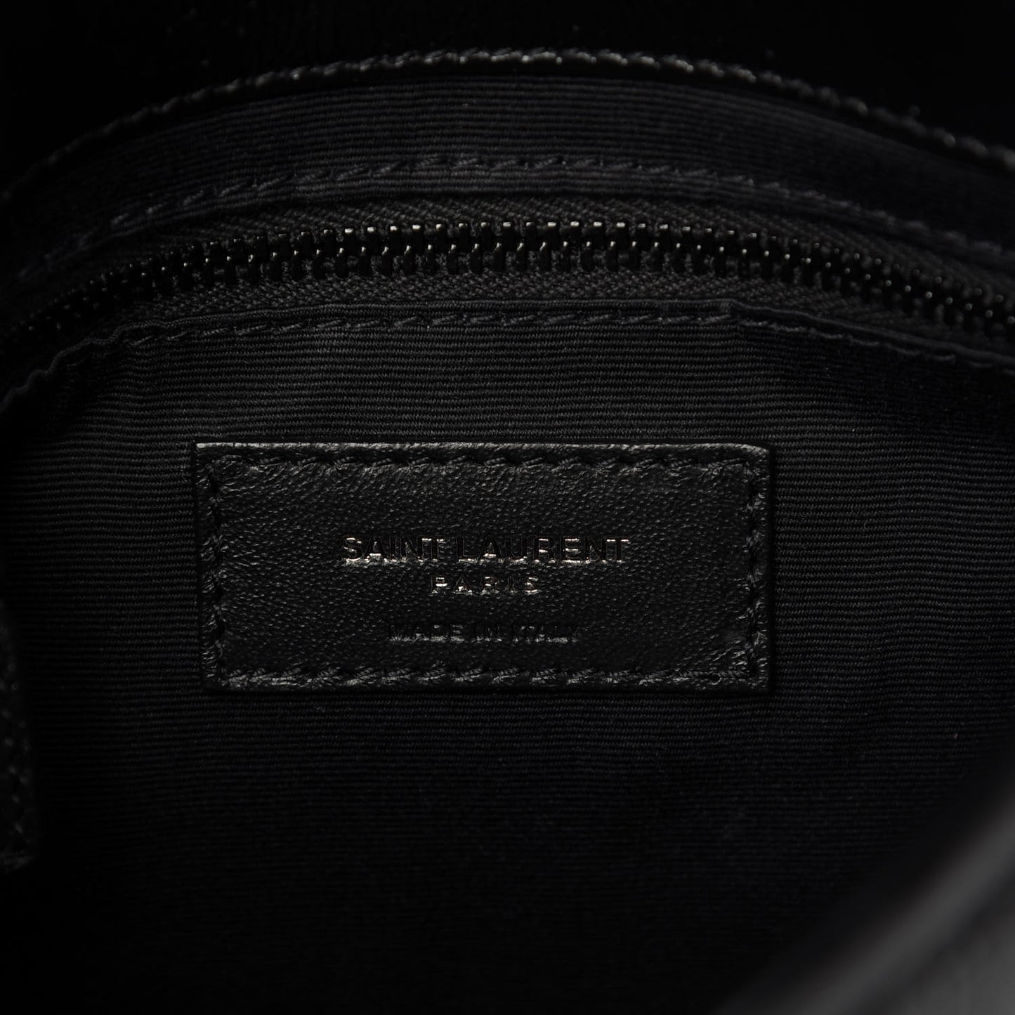 Crinkled Calfskin Matelasse Monogram Niki Chain Wallet Black