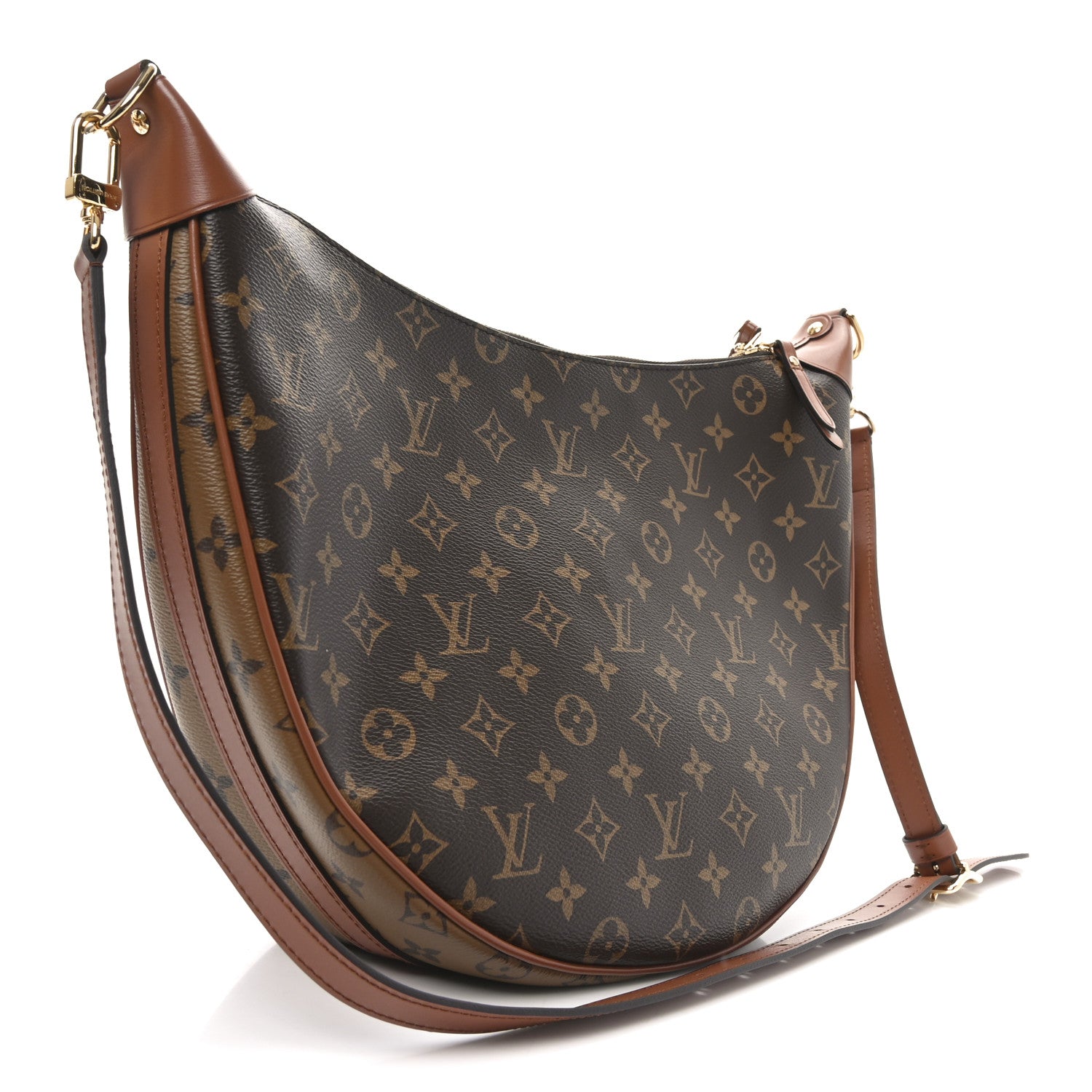 Louis Vuitton Reverse Monogram Loop Hobo 2 of 9