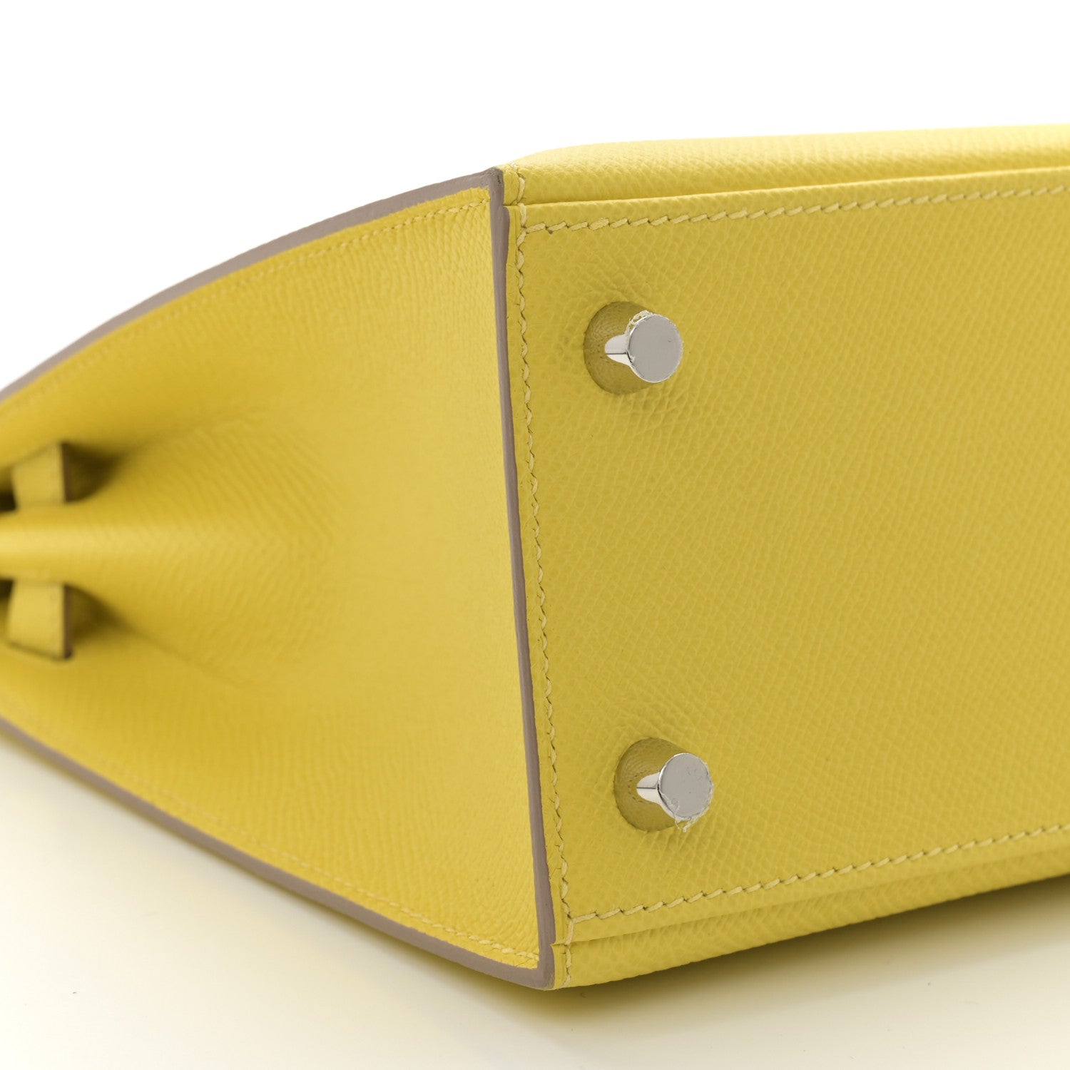 Hermes Epsom Kelly Sellier 25 Lime 9 of 11
