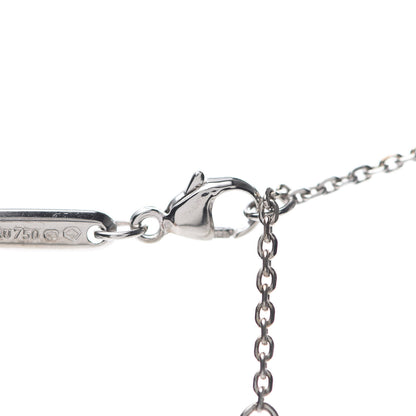 Chopard 18K White Gold Pave Diamond Good Luck Charms Evil Eye Pendant Necklace 8 of 9