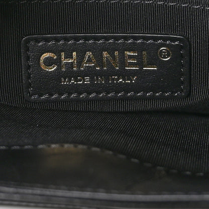 Chanel Aged Calfskin Small Charms Shopping Bag Black 6 of 10