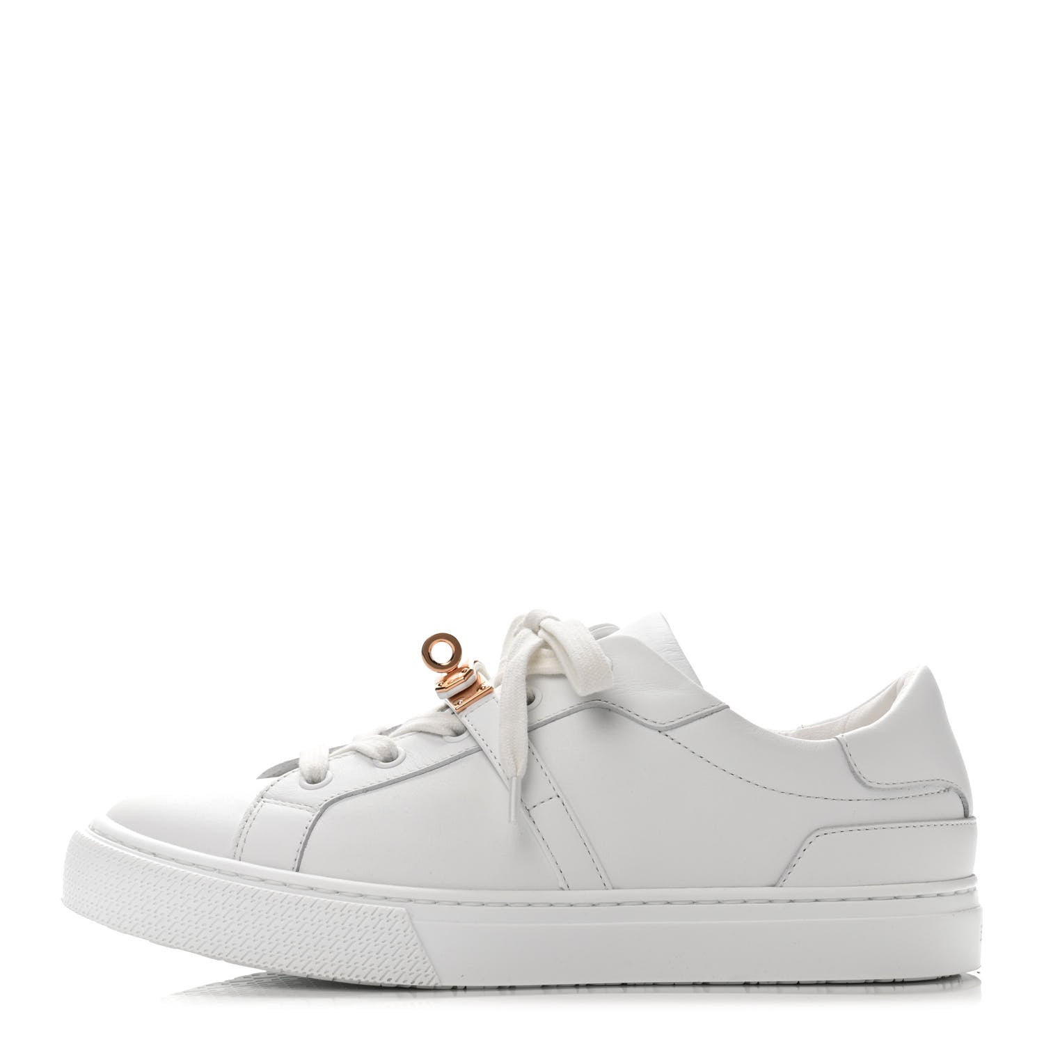 Hermes Calfskin Day Sneakers 37.5 White 1 of 4