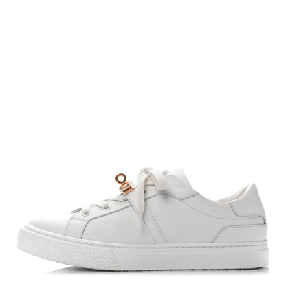 Hermes Calfskin Day Sneakers 37.5 White 1 of 4