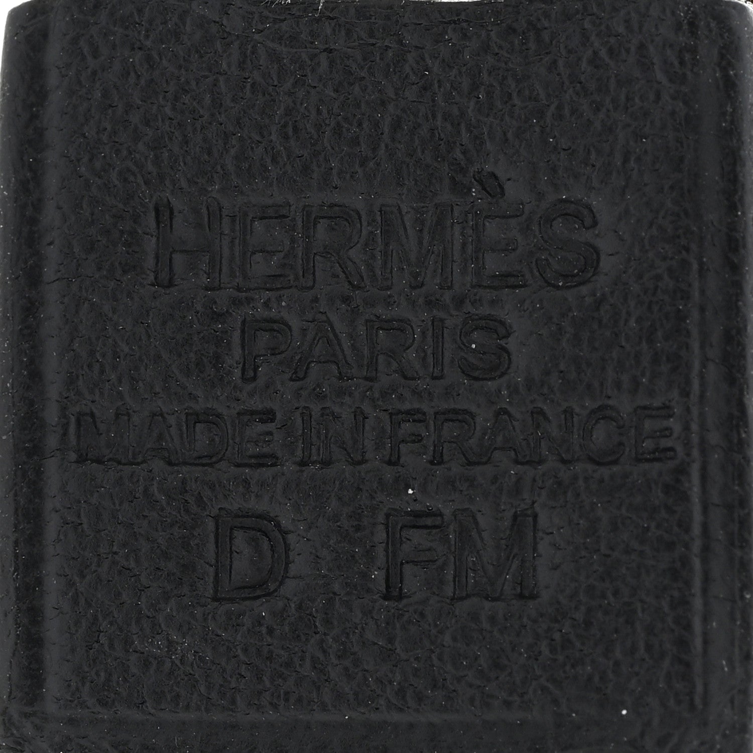 Hermes Swift Small O'Kelly Pendant Necklace Black 6 of 7