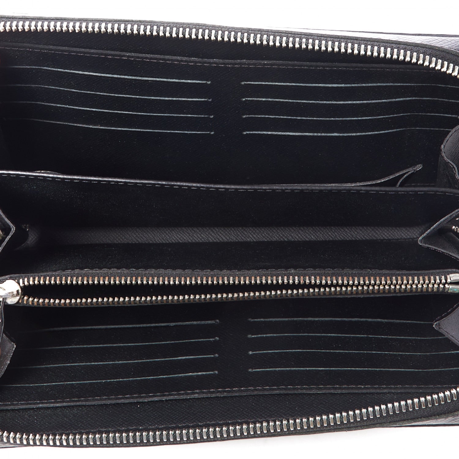 Louis Vuitton Taiga Zippy XL Wallet Black 7 of 7