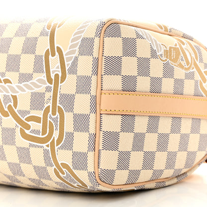 Louis Vuitton Damier Azur Nautical Speedy Bandouliere 25 9 of 9