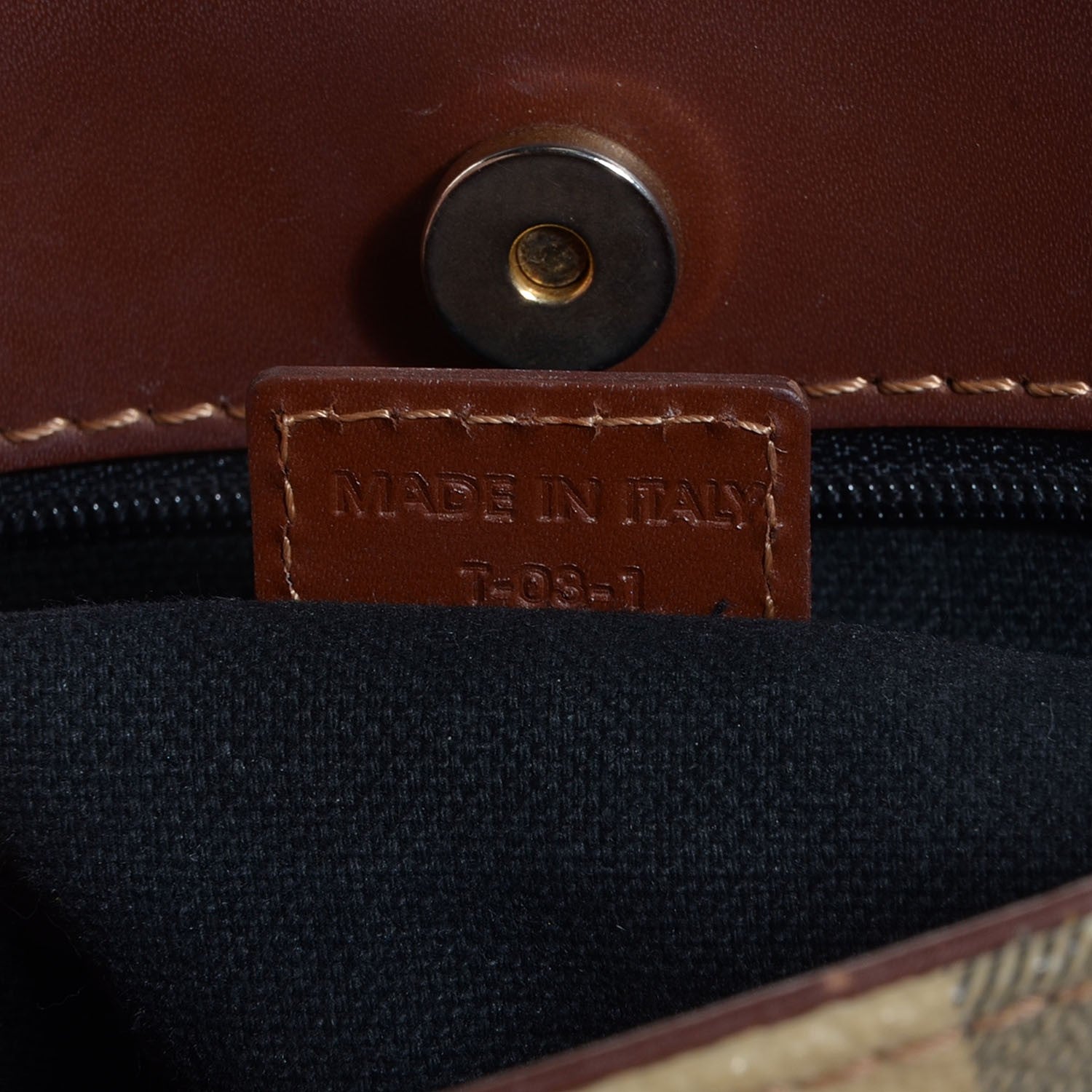 Burberry Haymarket Check Small Tote Brown 7 of 7