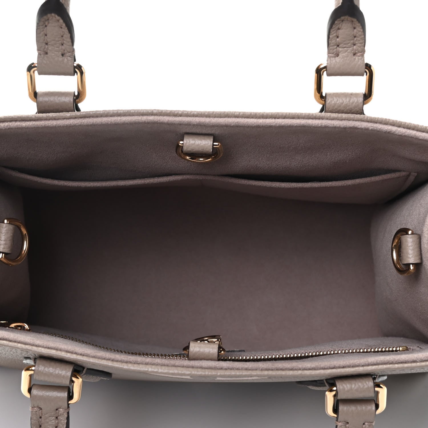 Louis Vuitton Empreinte Monogram Giant Onthego PM Tourterelle Creme 4 of 4