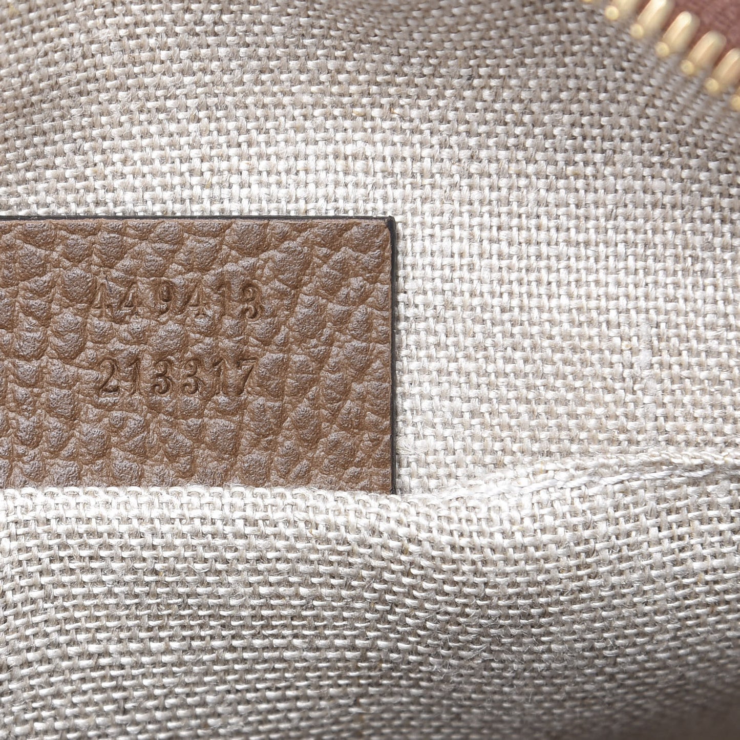 Monogram Mini Bree Messenger Bag Beige Tabacco