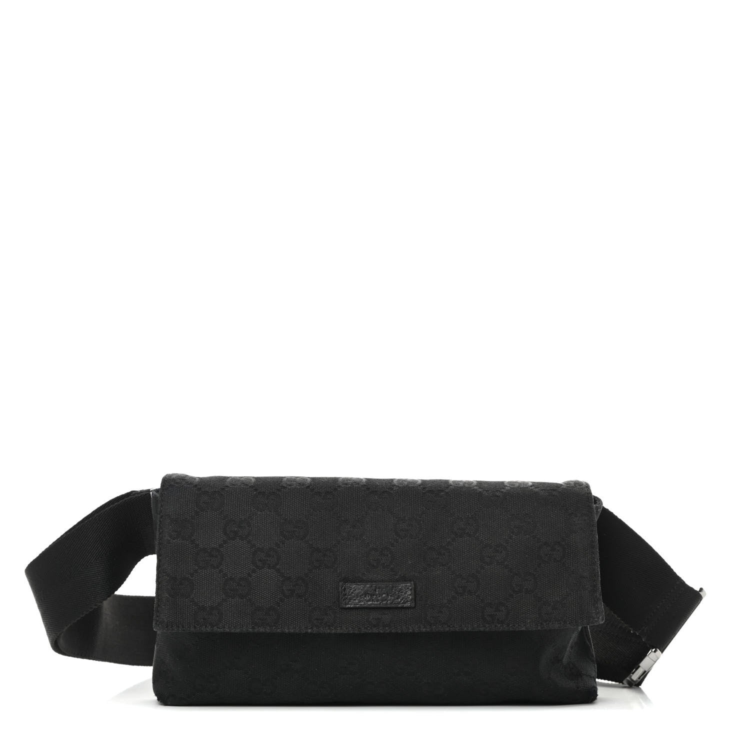 Gucci Monogram Belt Bag Black 1 of 12