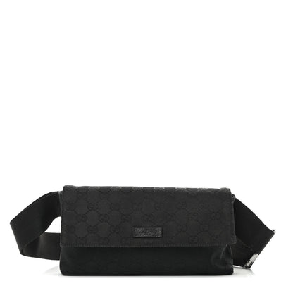 Gucci Monogram Belt Bag Black 1 of 12