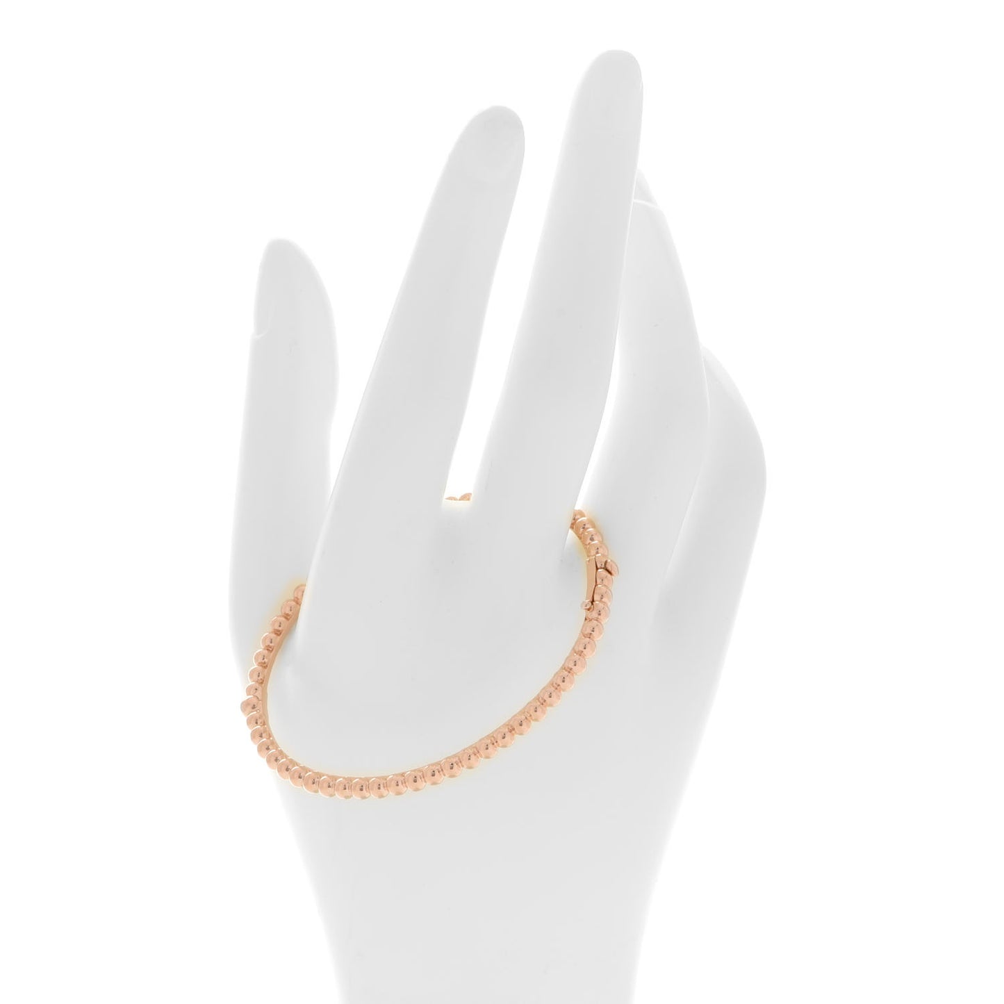 18K Rose Gold Perlee Pearls of Gold Bracelet M