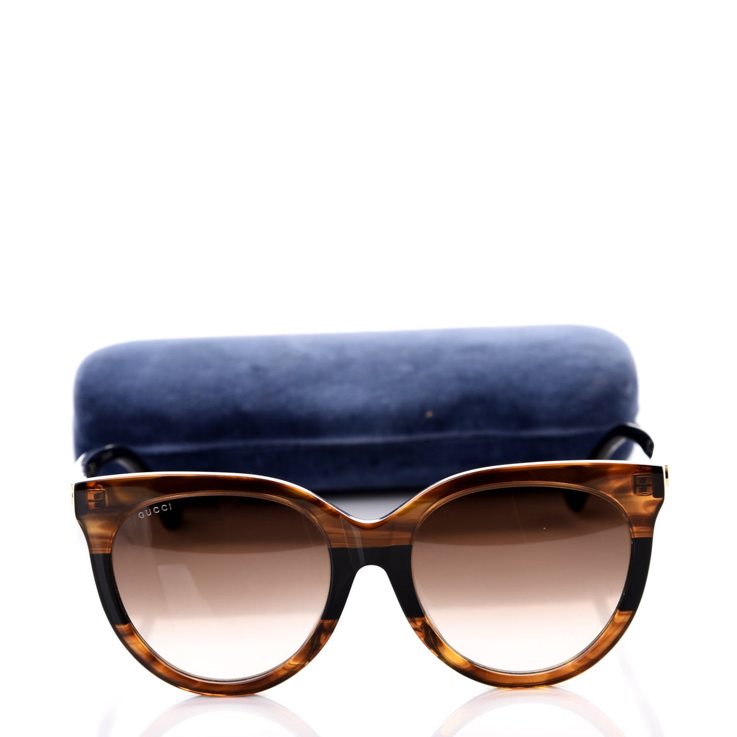Acetate Cat Eye Sunglasses GG0179SA Havana Black Brown