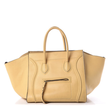 Celine Supple Calfskin Medium Phantom Luggage Butter 1 of 10