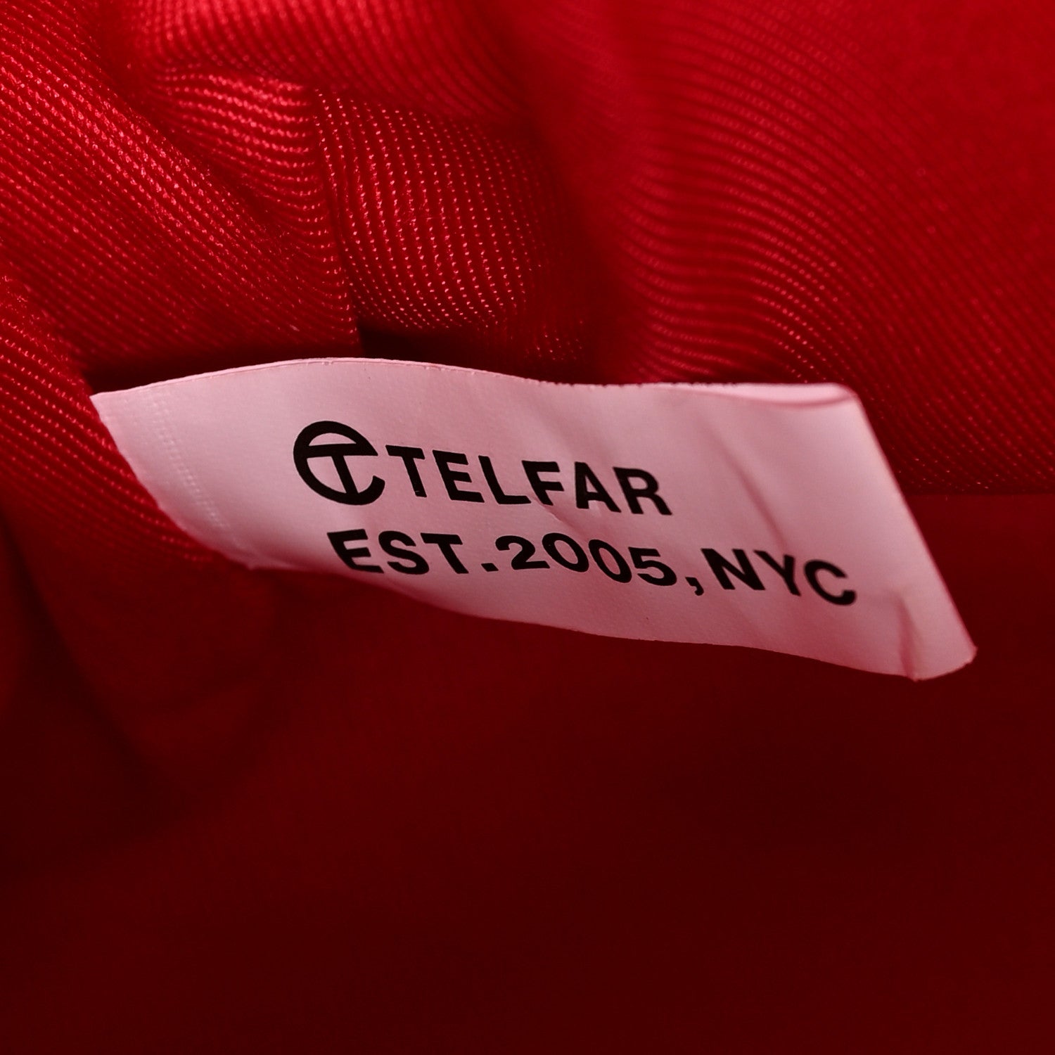 Telfar Vegan Leather Medium Shopping Bag Red 7 of 14