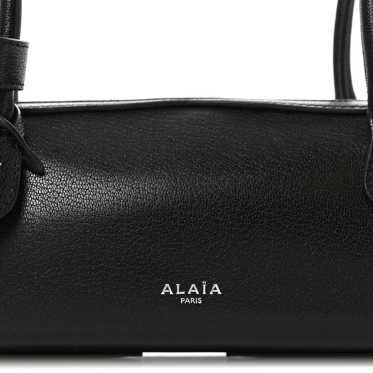 Alaia Shiny Goatskin Small Le Teckel Bag Black 7 of 9