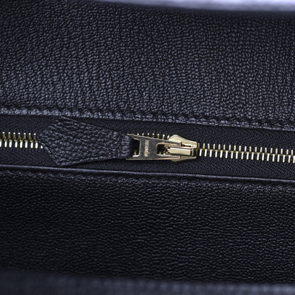 Hermes Taurillon Novillo Shiny Niloticus Crocodile Birkin Touch 30 Black 19 of 32
