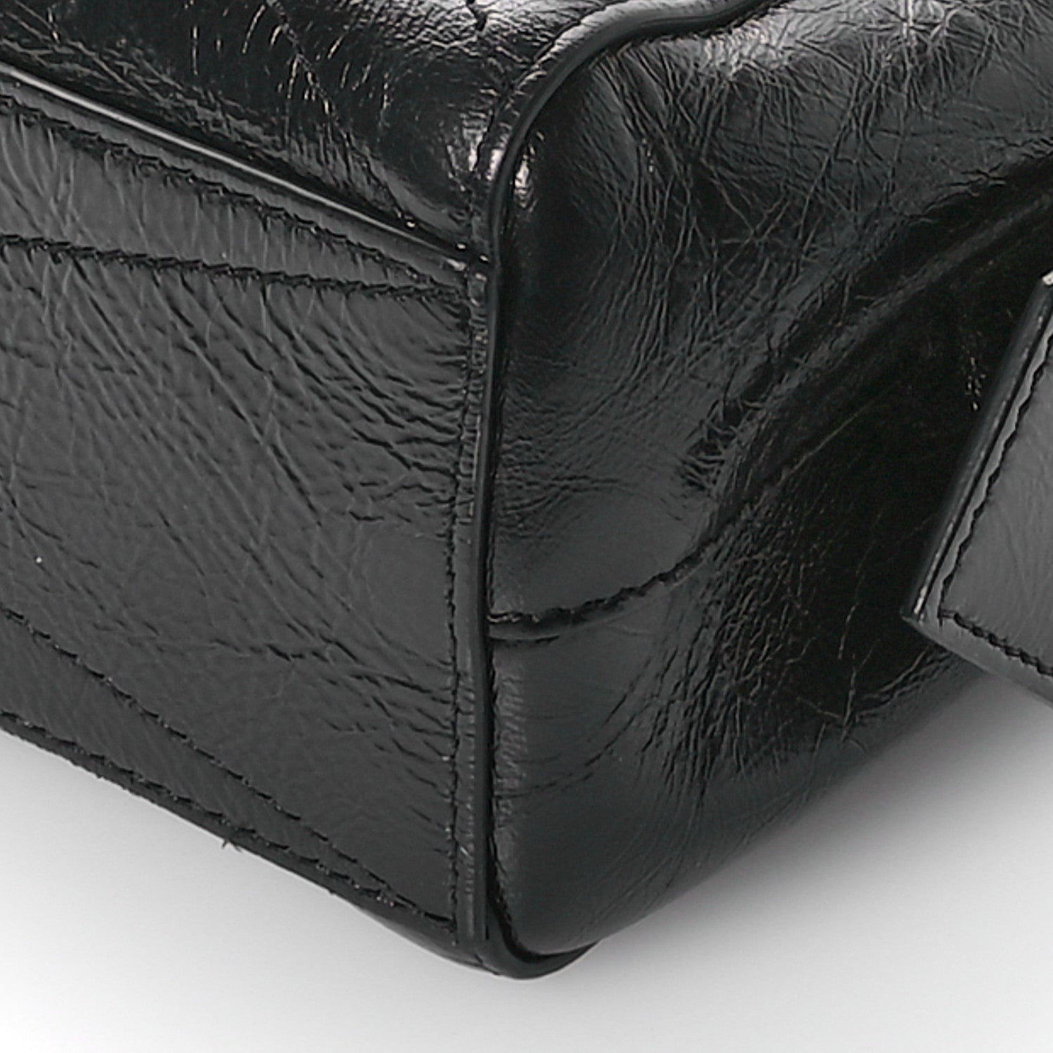 Givenchy Creased Patent Calfskin Small ID Flap Black 10 of 10