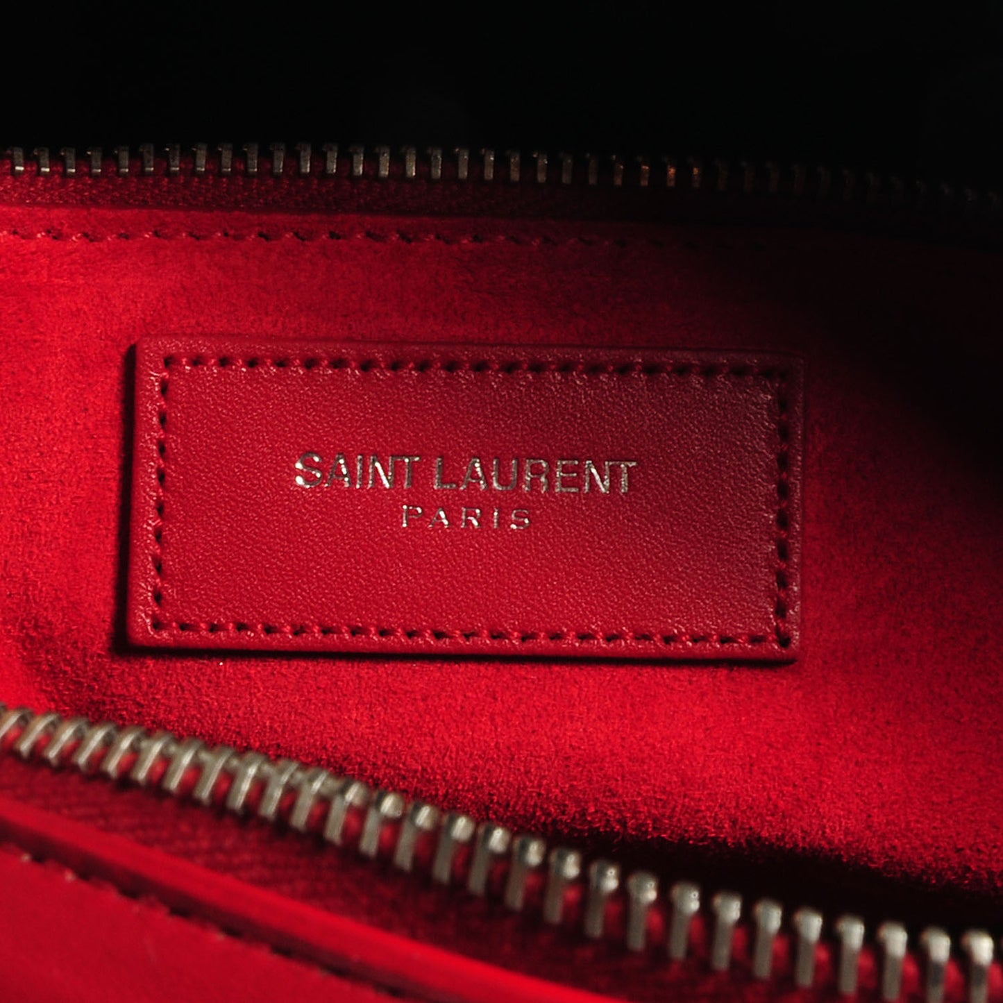 Leather Studded Classic Duffle 6 Red