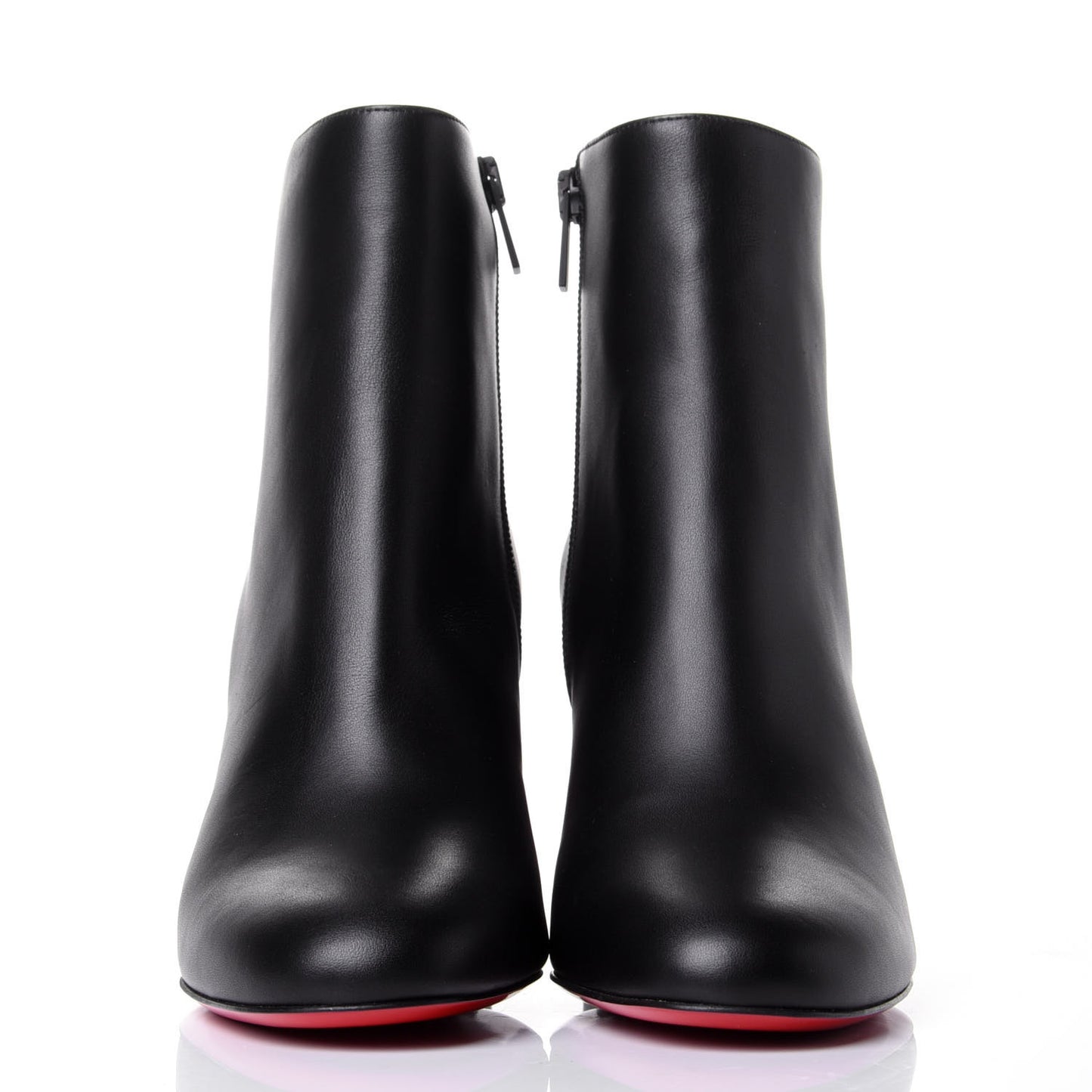 Calfskin Turela 85 Ankle Boots 37.5 Black