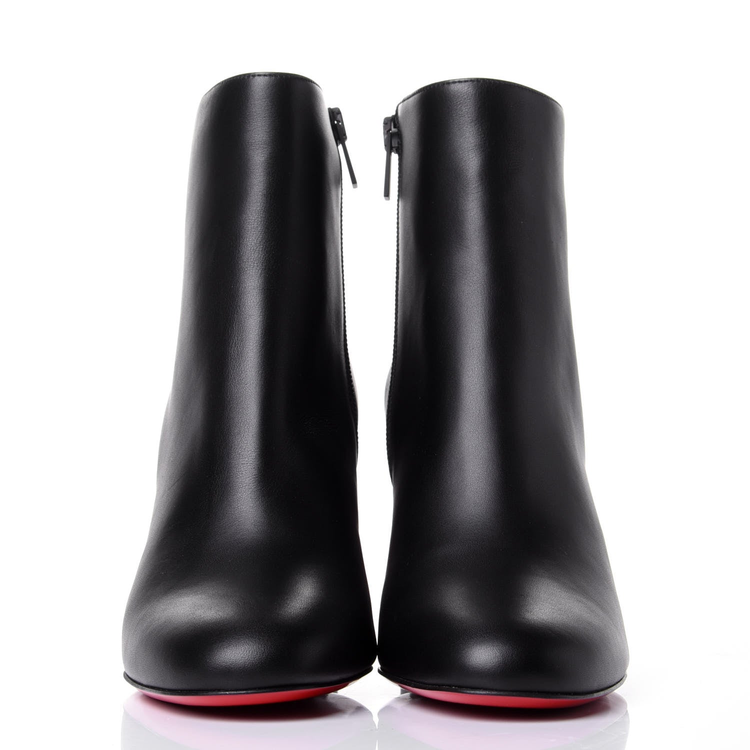 Christian Louboutin Calfskin Turela 85 Ankle Boots 37.5 Black 2 of 10