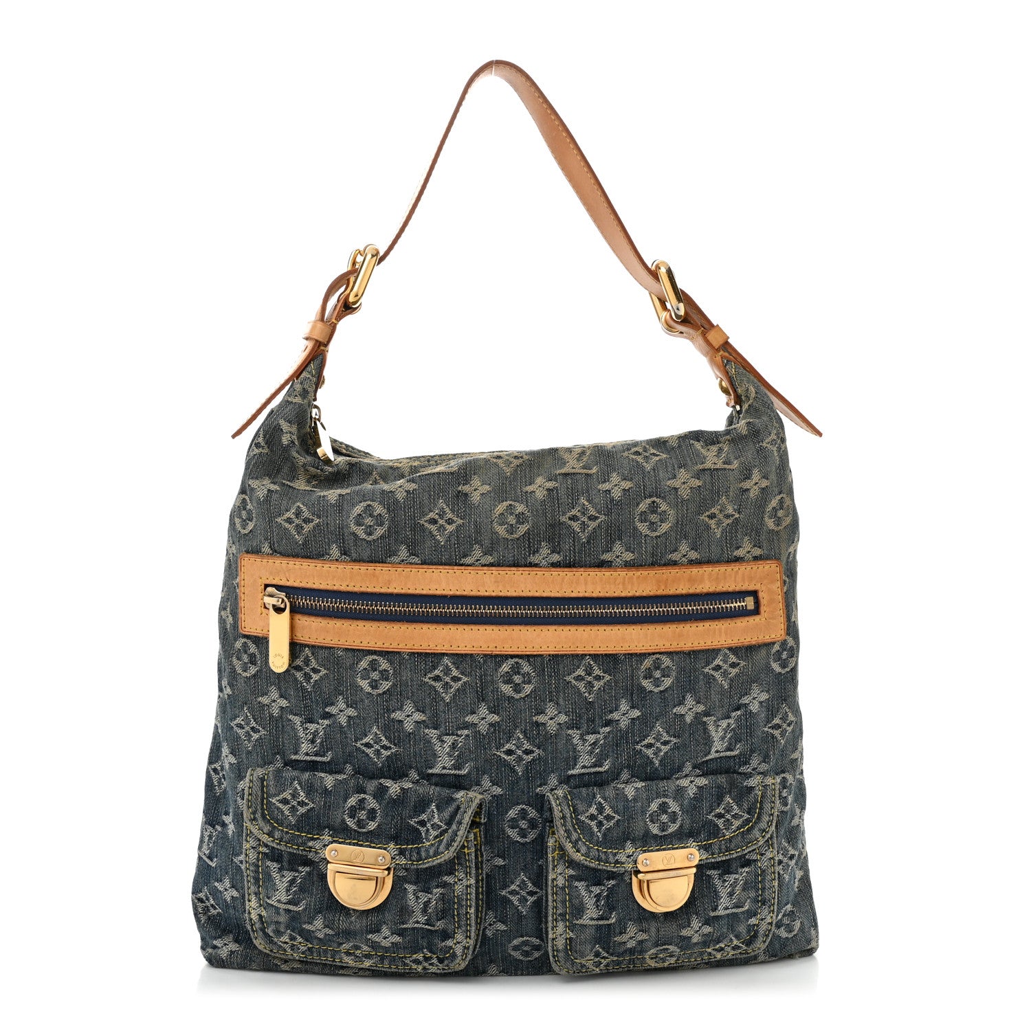 Louis Vuitton Denim Baggy GM Blue 1 of 10