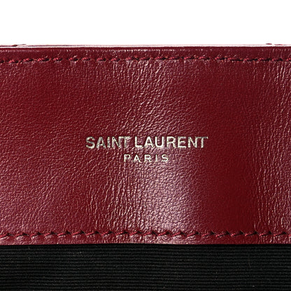 Saint Laurent Calfskin Y Quilted Monogram Medium Loulou Chain Satchel Palissandre 5 of 9
