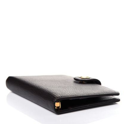 Chanel Goatskin Small Ring Agenda Planner Dark Brown 4 of 16