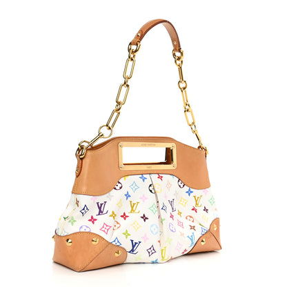 Louis Vuitton Monogram Multicolor Judy MM White 3 of 13