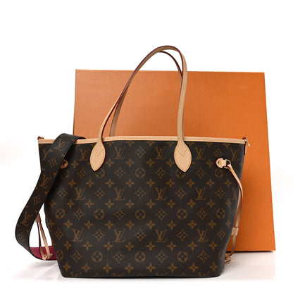 Louis Vuitton Monogram Inside Out Neverfull Bandouliere MM Rose Pondichery 19 of 19