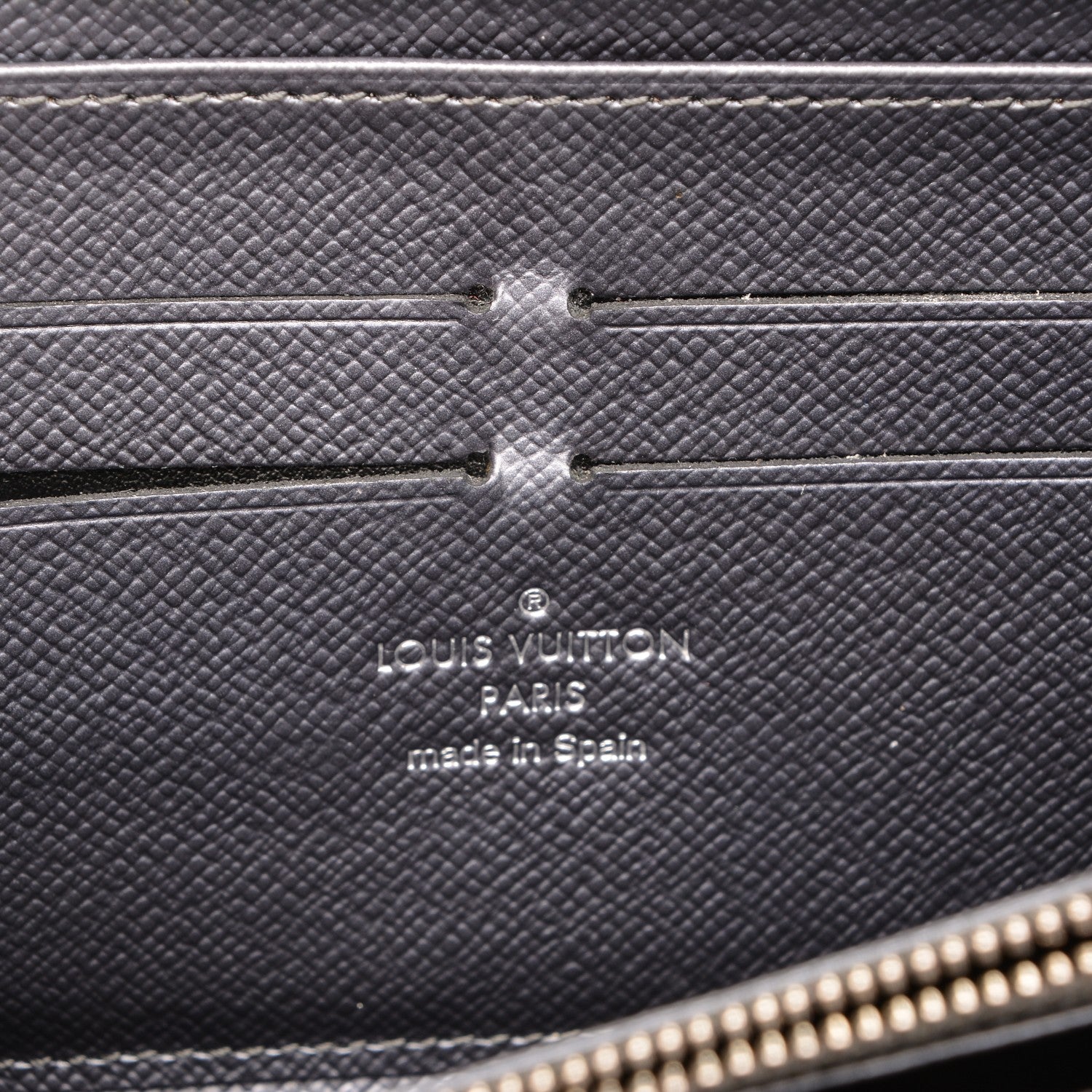 Louis Vuitton Epi Zippy Wallet Anthracite Nacre 6 of 7