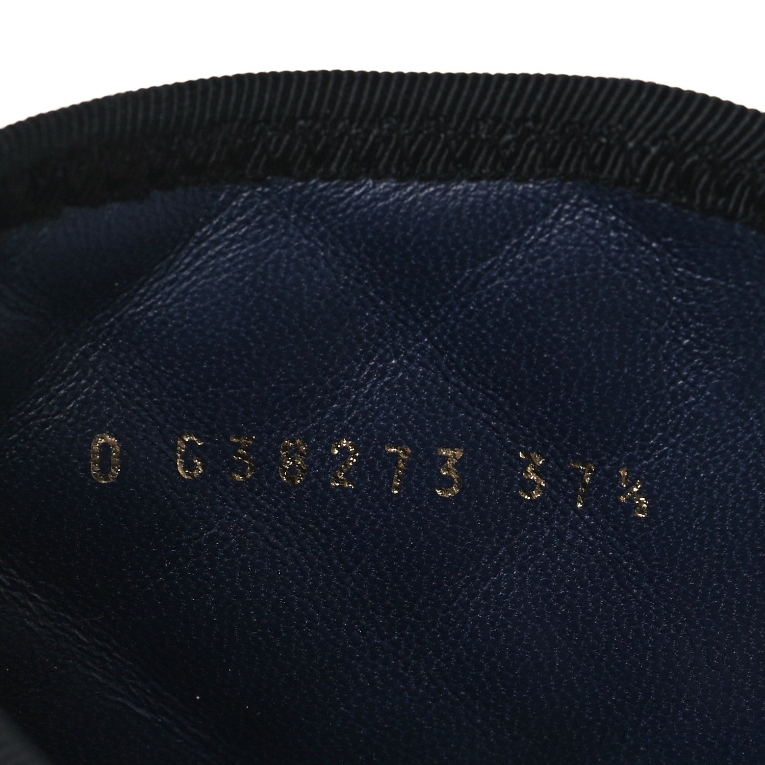 Chanel Fabric Grosgrain Quilted Cap Toe Lace Up Combat Boots 37.5 Navy Black 7 of 7