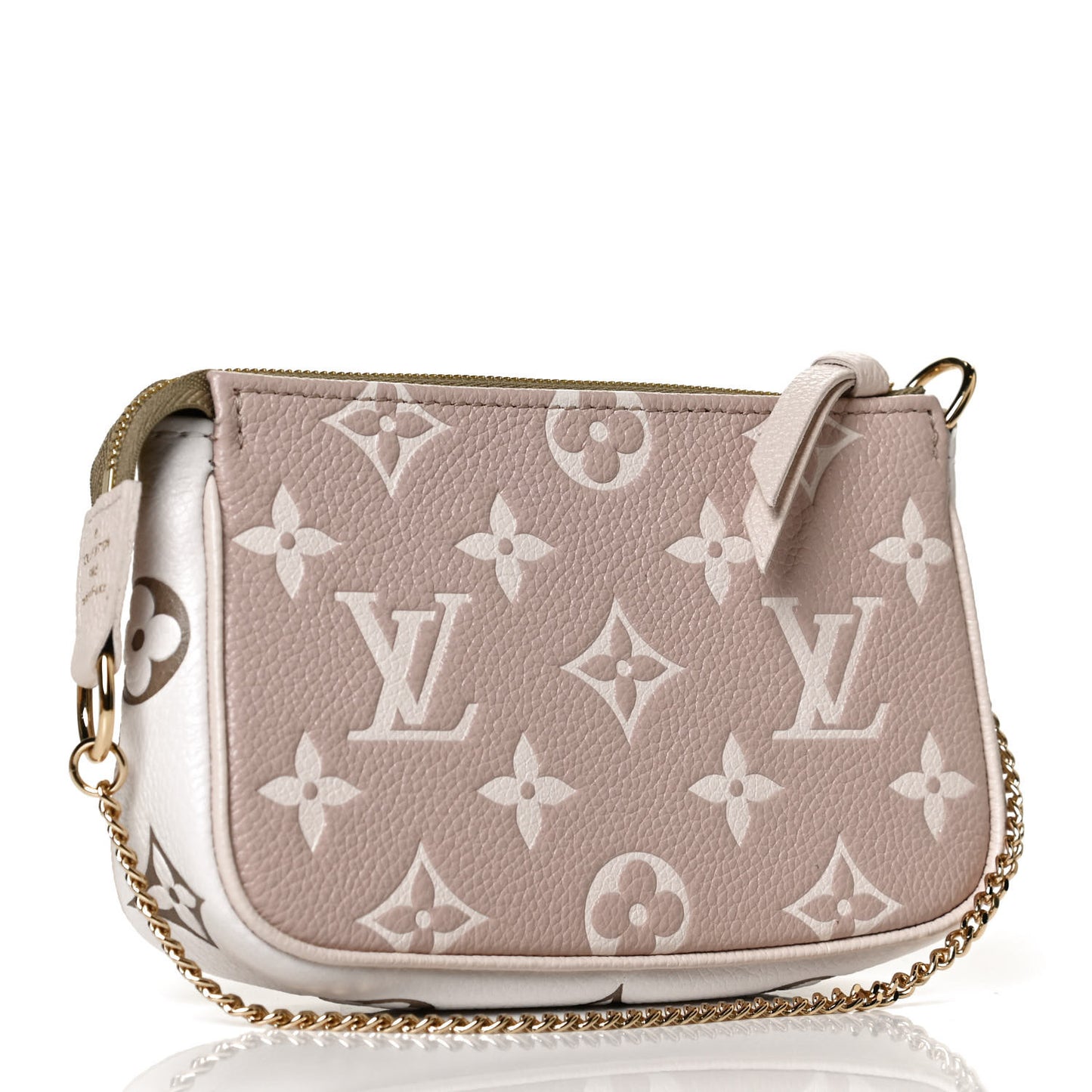 Empreinte Spring in the City Mini Pochette Accessories Kaki Beige Cream