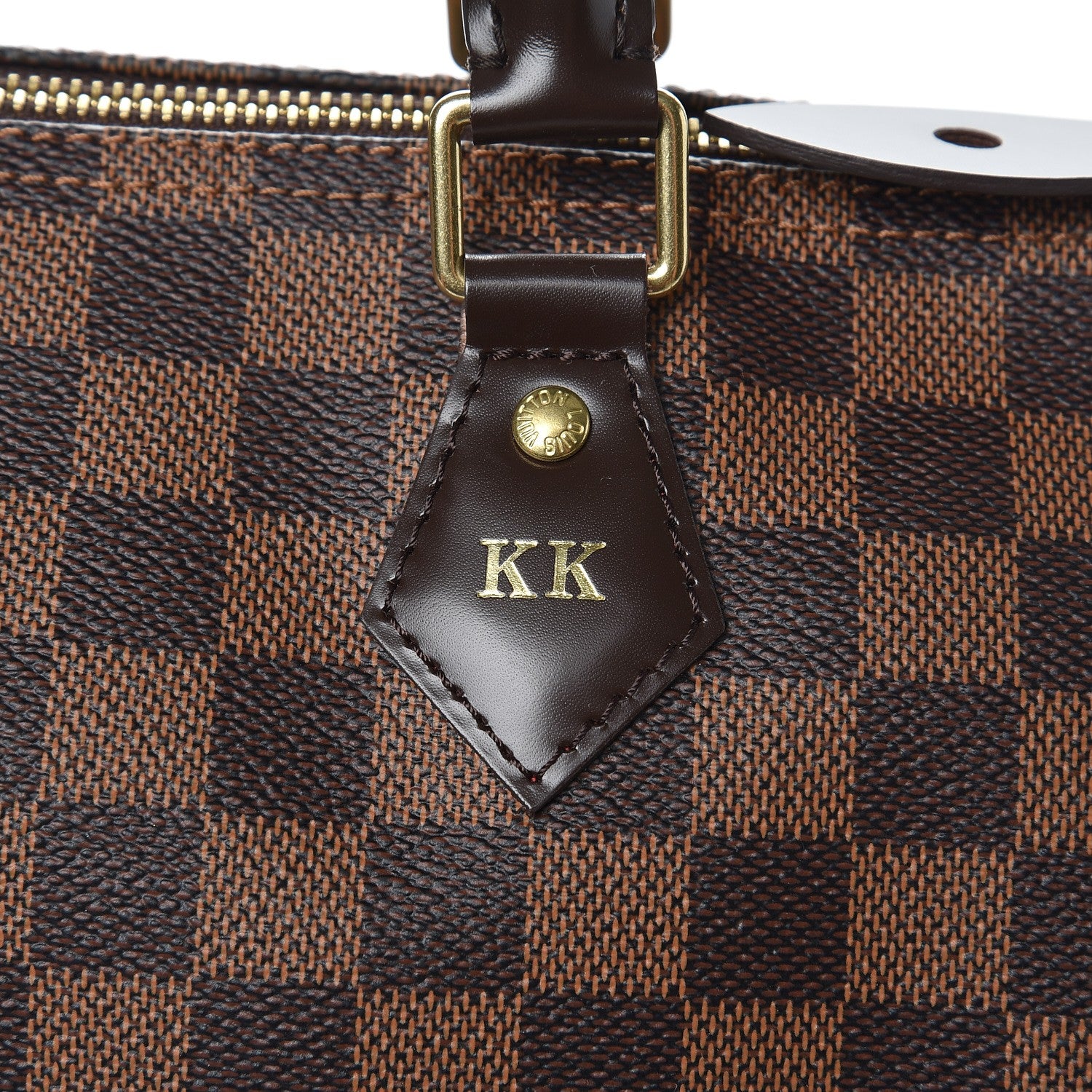 Louis Vuitton Damier Ebene Speedy 35 8 of 9