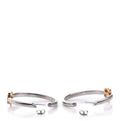Louis Vuitton My LV Hoop Earrings Silver 3 of 5