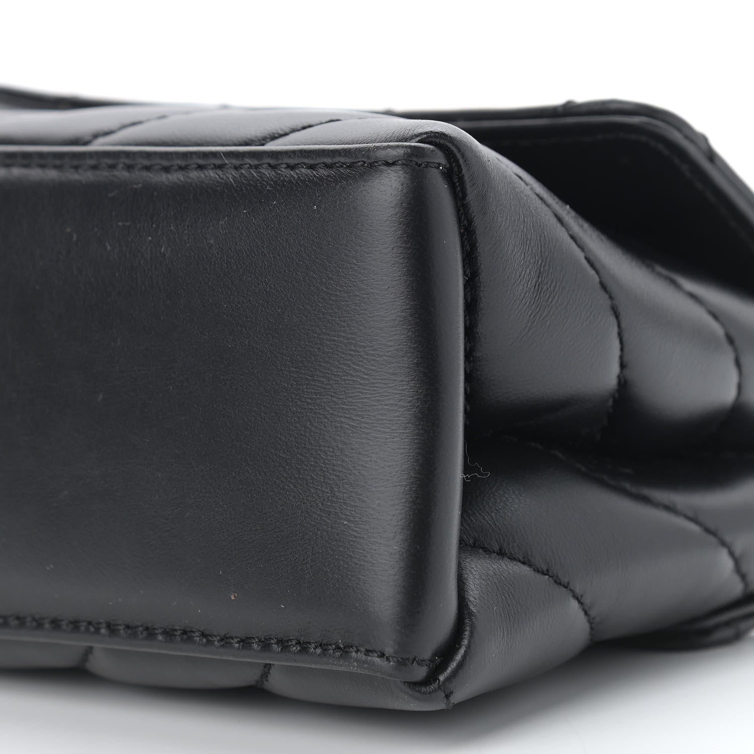 Off-White Calfskin Diagonal Quilted Jackhammer 17 Shoulder Bag Black 9 of 10