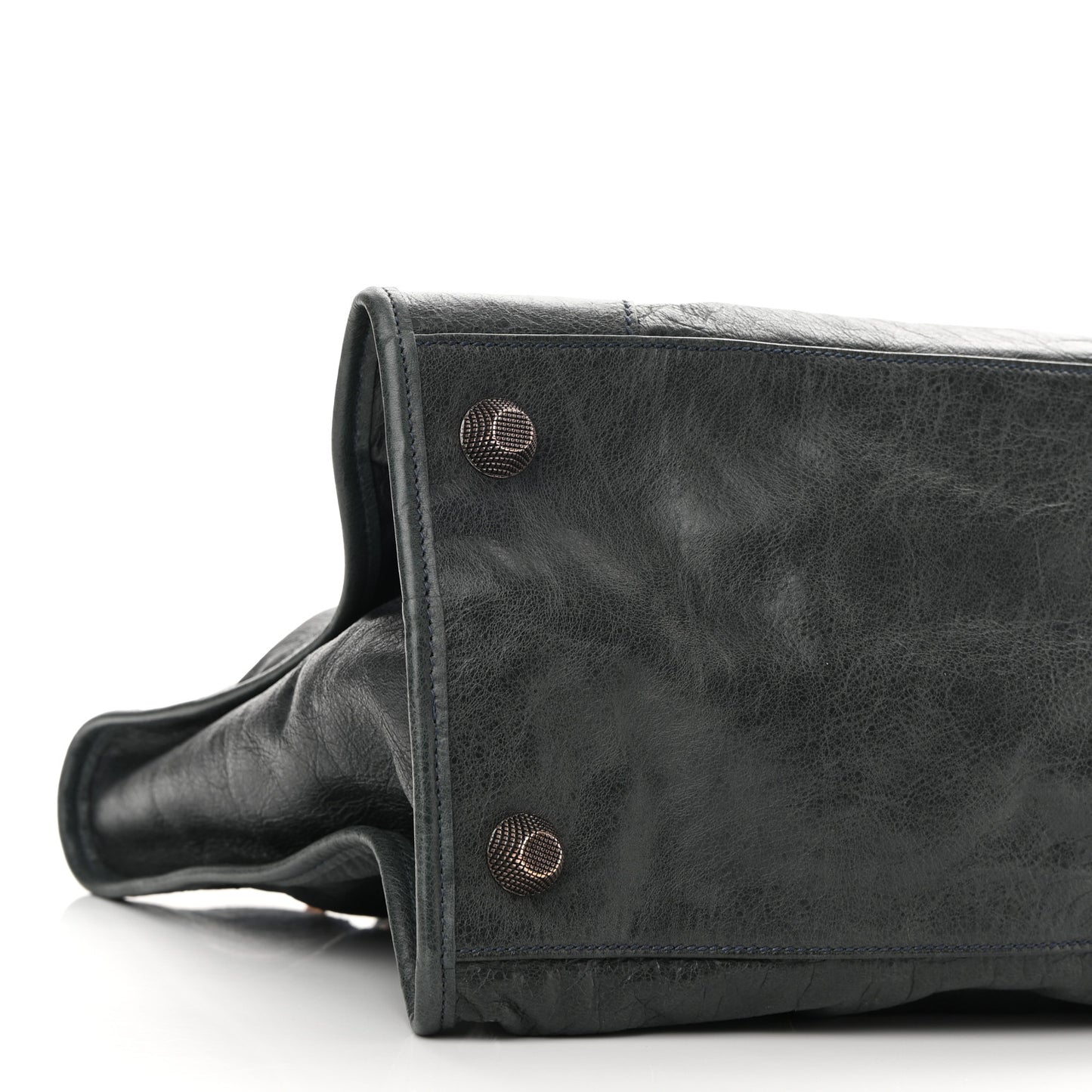 Agneau Giant 21 Rose Gold Hardware Work Anthracite