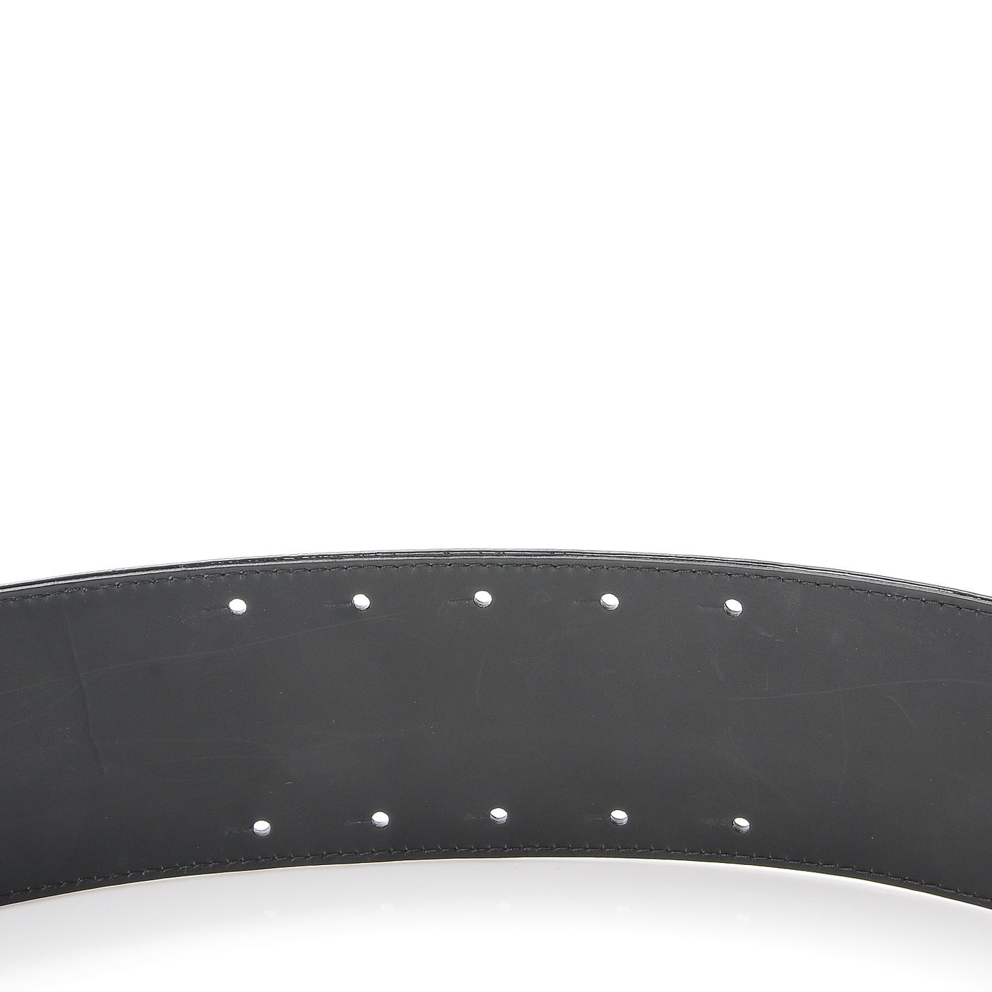 Patent Calfskin CC Wide Belt 90 36 Black