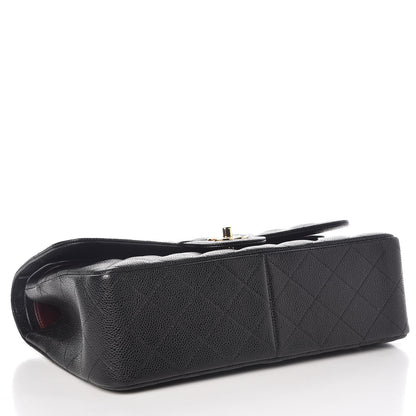 Chanel Caviar Quilted Jumbo Double Flap Black 4 of 11