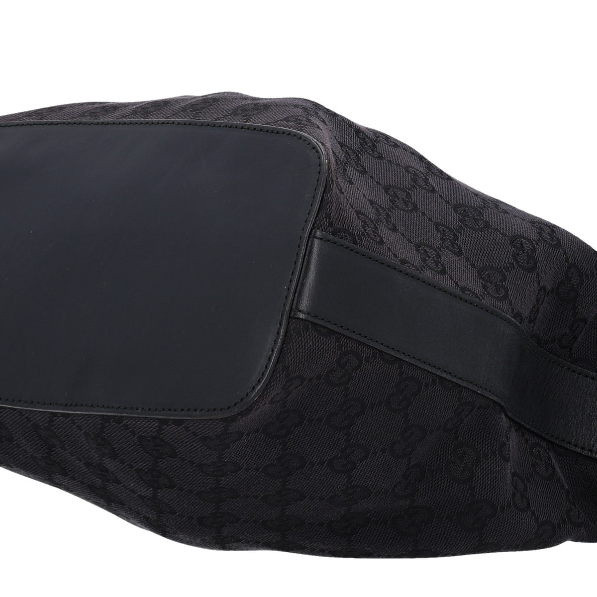 Monogram GG Small Clasp Hobo Black