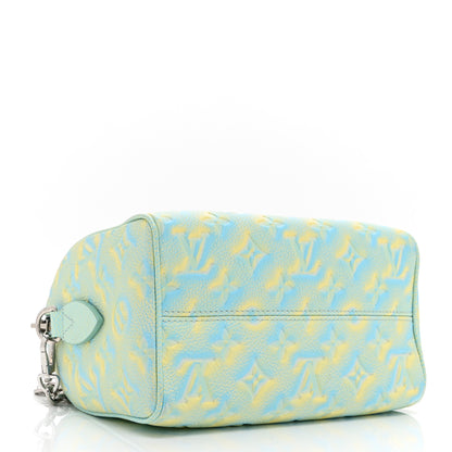Louis Vuitton Empreinte Monogram Summer Stardust Speedy 20 Water Green 4 of 9