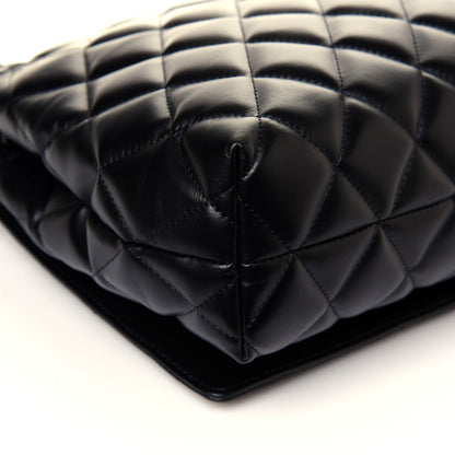 Balenciaga Nappa Calfskin Quilted Large Touch B Shoulder Bag Black 11 of 16