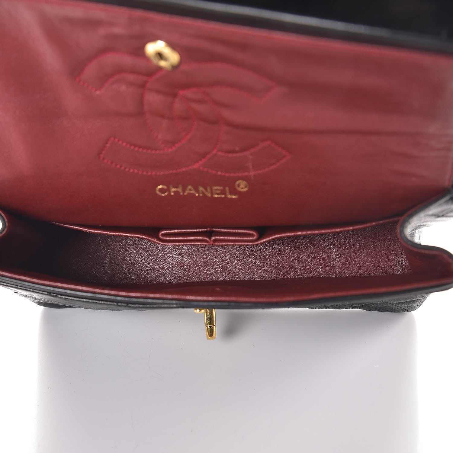 Chanel Lambskin Quilted Small Double Flap Black 6 of 13