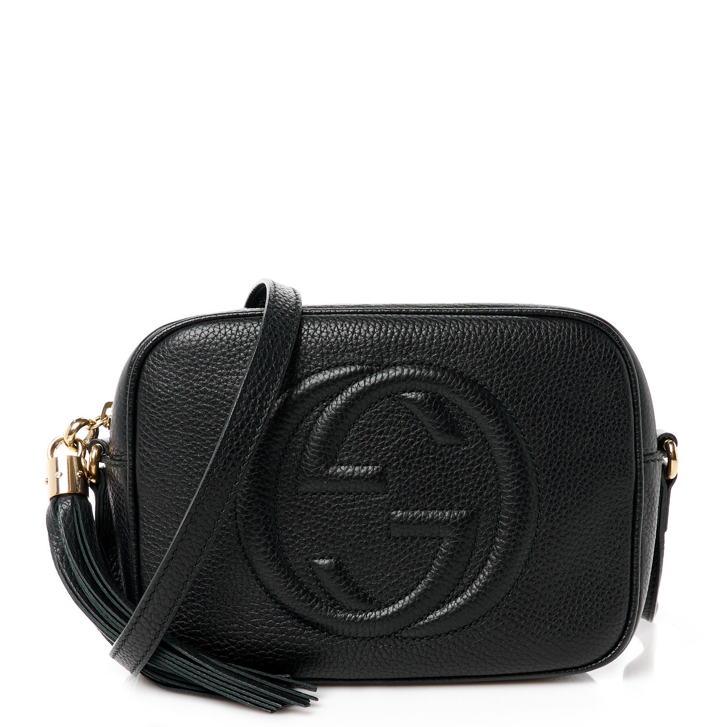 Gucci Pebbled Calfskin Small Soho Disco Bag Black 1 of 12