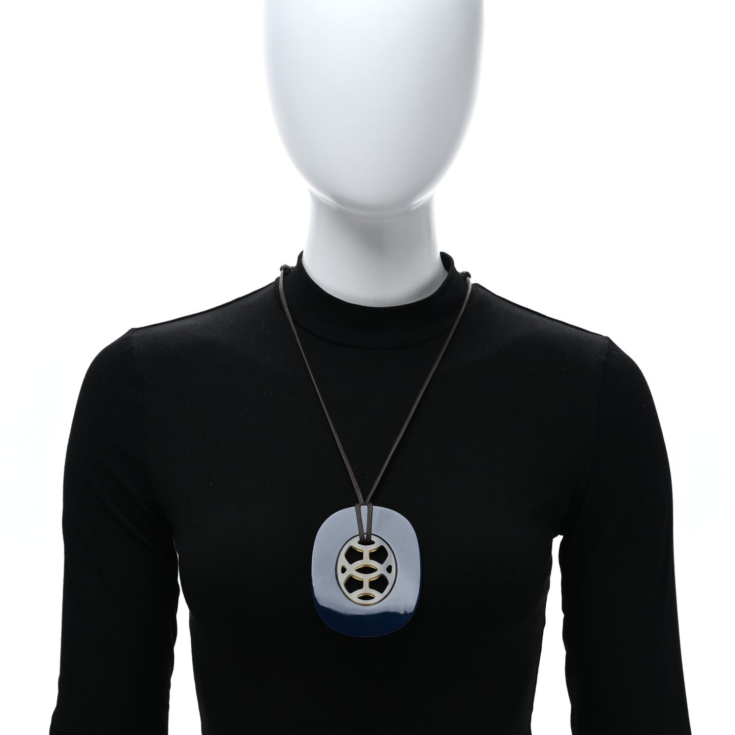 Lacquered Buffalo Horn Lift Necklace GM